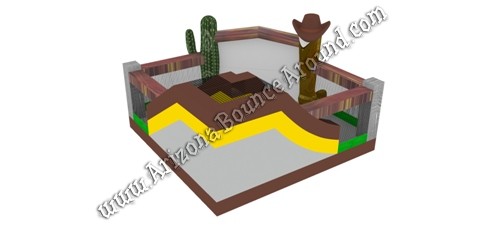 Western Themed Bounce Houses for rent in Phoenix Arizona